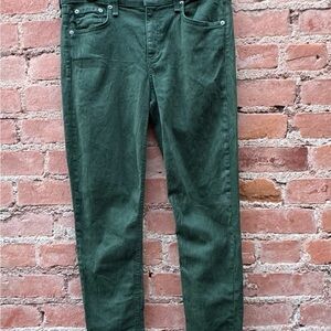 Rag & Bone Green Chinos with Straight Leg